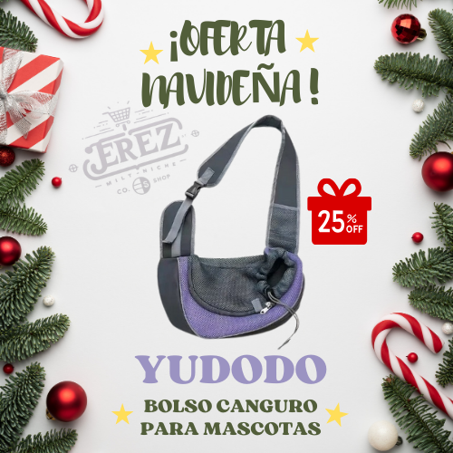 BOLSO CANGURO PARA MASCOTAS - YUDODO